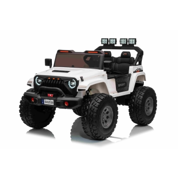 Auto na akumulator Extreme Sport 4x4 Zmienna Wielkość Biały SX2539.BIA